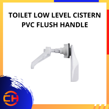 TOILET LOW LEVEL CISTERN PVC FLUSH HANDLE