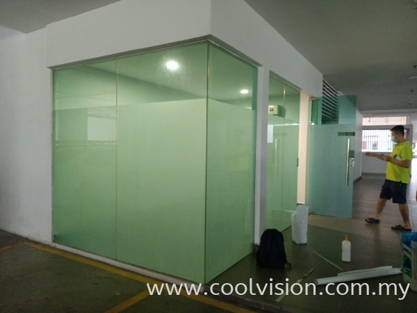 Frosted Sticker : 216 ( Plain Design ) Frosted Film @ Bukit Jalil Frosted Film Shah Alam, Selangor, Malaysia. Installation, Supplies, Supplier, Supply | Cool Vision Solar Film Specialist