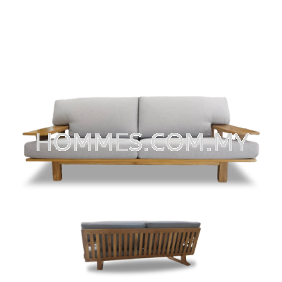 Moroccan Teak Wood Sofa