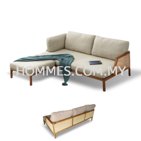 Karlovy II Teak Wood Sofa sofa Wood Johor Bahru (JB), Malaysia, Nusajaya Supplier, Suppliers, Supply, Supplies | Hommes Furnishing Sdn Bhd