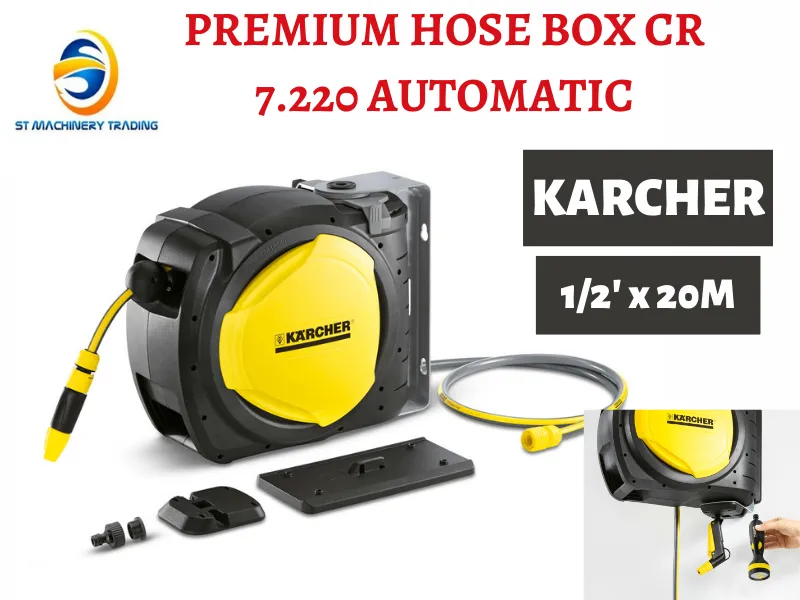 KARCHER 2.645-218.0 Premium CR7.220 AUTOMATIC COMPACT REEL, 1/2" X 20M