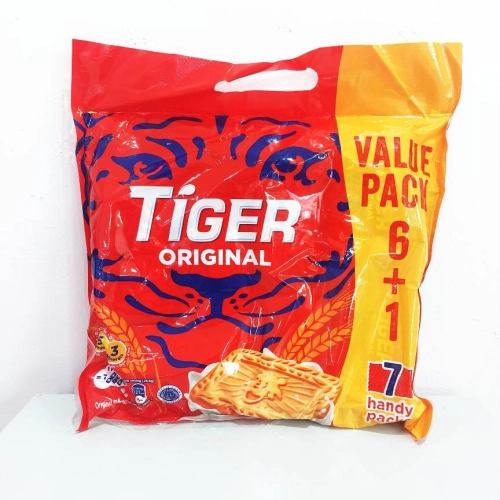 TIGER ORIGINAL BISCUIT 372.4G(6+1 HANDY PACK)