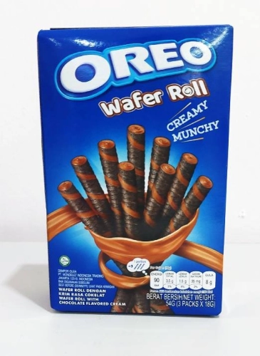 OREO CHOCO WAFER ROLL 54G