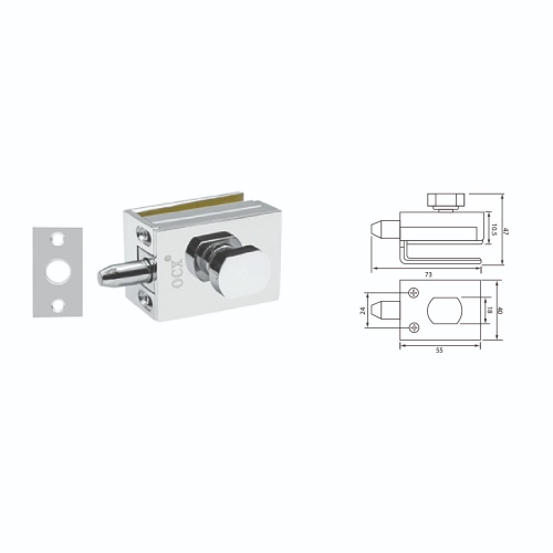 BATHROOM LOCK (SIDE) | OP-GDL-402A