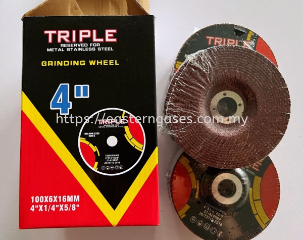 TRIPLE 4" X 6MM GRINDING DISC ABRASIVE PRODUCT Selangor, Malaysia, Kuala Lumpur (KL), Klang Supplier, Suppliers, Supply, Supplies | Eastern Gases Trading Sdn Bhd