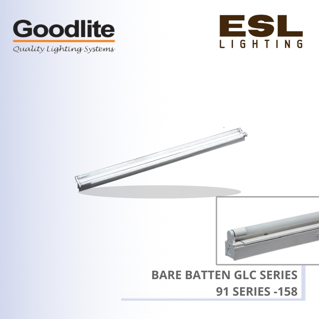 GOODLITE GLC SERIES BARE BATTEN 158 91 SERIES 54MM X 1520MM X 83MM GLC 158/91/LED