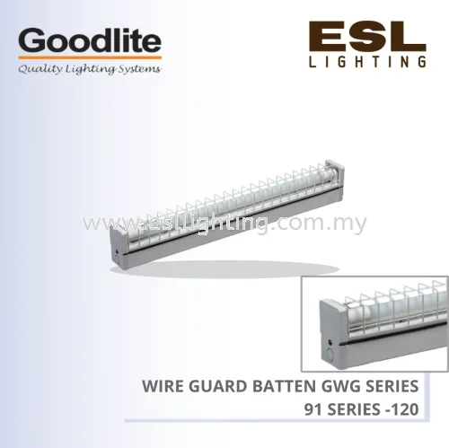 GOODLITE WIRE GUARD BATTEN 120 91 SERIES 62MM X 622MM X 93MM GWG 120/91/LED