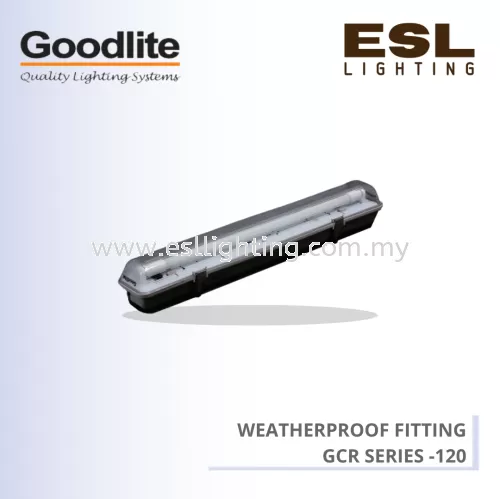 GOODLITE WEATHERPROOF FITTING 120 GCR SERIES 110MM X 670MM X 110MM GCR 120/LED