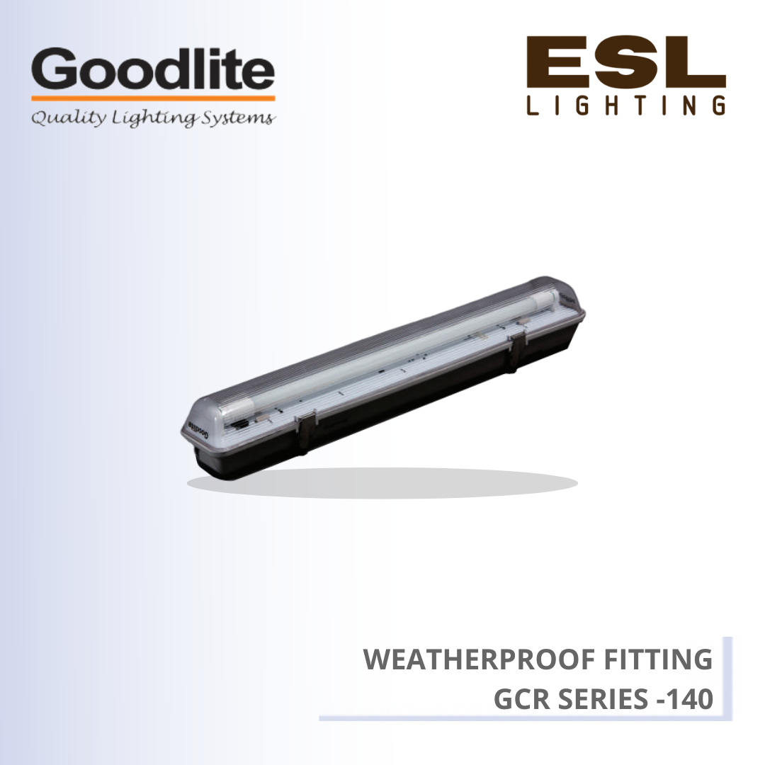 GOODLITE WEATHERPROOF FITTING 140 GCR SERIES 110MM X 1270MM X 110MM GCR 140/LED