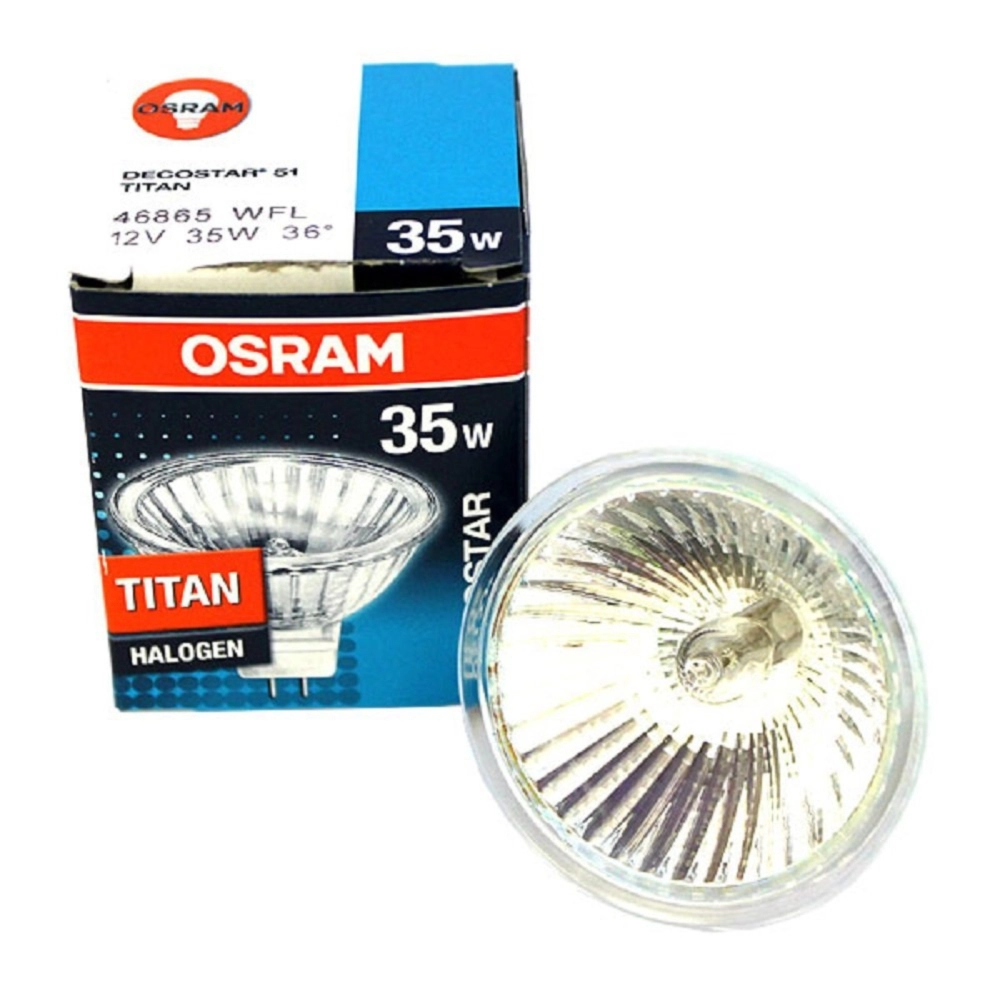 OSRAM 46865 DECOSTAR 51 TITAN 35W 12V 36D 550LM GU5.3 MR16 WARM