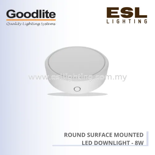 GOODLITE 8W ROUND SURFACE MOUNTED LED DOWNLIGHT GDL NSF R100