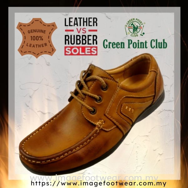 GREEN POINT Men Genuine Leather Comfort Casual Shoes-GP-93-8863- BROWN Colour GREEN POINT Hot Value Men Shoes Men Shoes Malaysia, Selangor, Kuala Lumpur (KL) Retailer | IMAGE FOOTWEAR COLLECTION SDN BHD