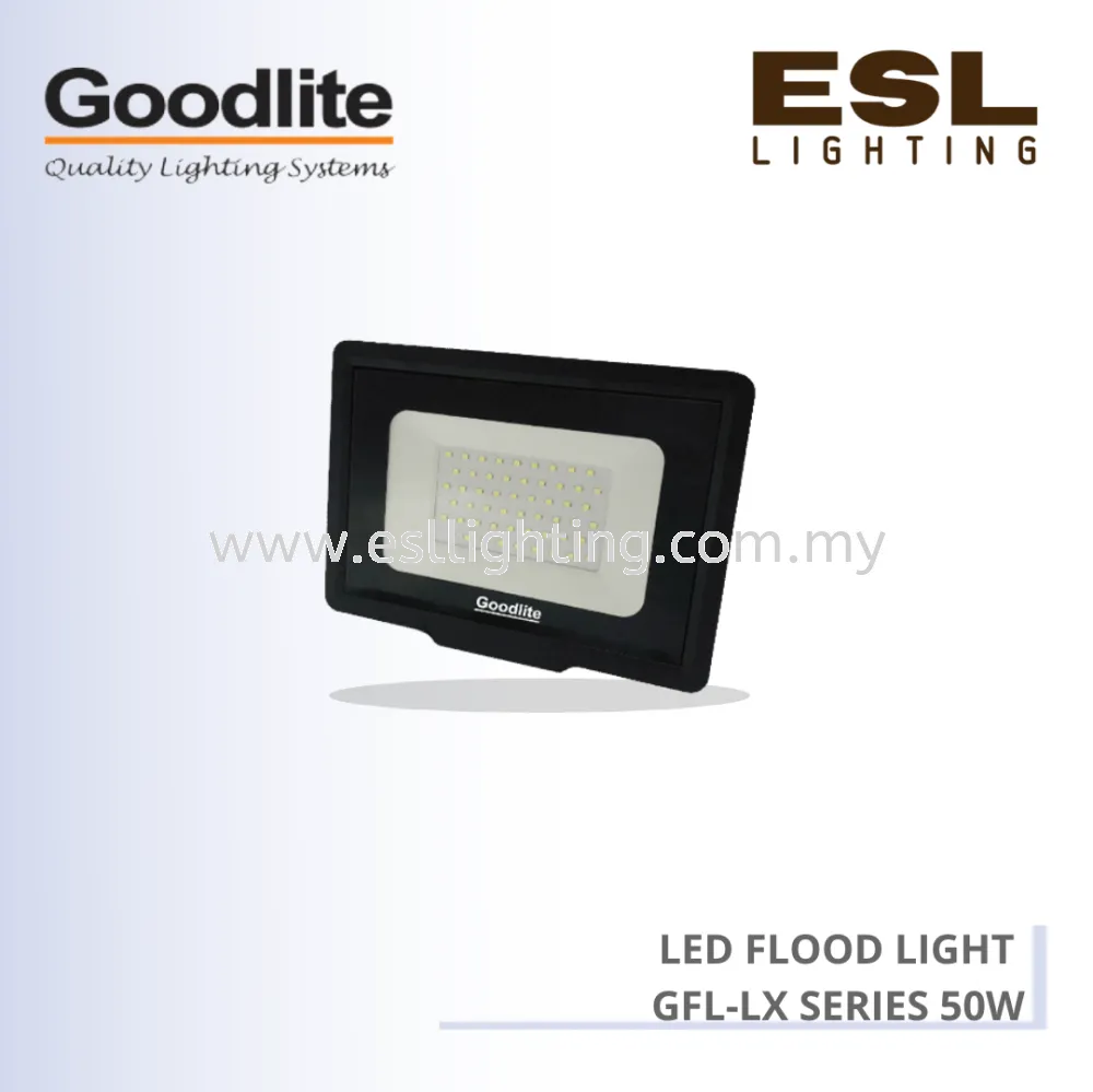 [DISCONTINUE] GOODLITE LED FLOOD LIGHT (GFL-LX SERIES) 50W GFL-LX-50W