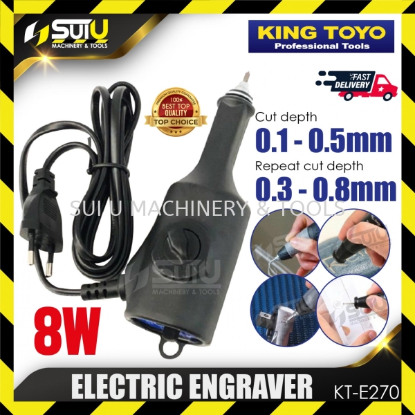 KING TOYO KT-E270 / KTE270 / EE270 Electric Engraver 8W Drill , Impact Drill , Impact Wrench , Screwdriver , Engraver Power Tool Kuala Lumpur (KL), Malaysia, Selangor, Setapak Supplier, Suppliers, Supply, Supplies | Sui U Machinery & Tools (M) Sdn Bhd