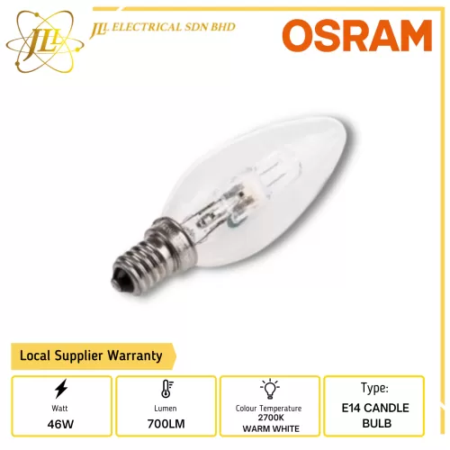 OSRAM 4.9W 470LM E14 B40 2700K WARM WHITE LED CANDLE BULB Kuala Lumpur  (KL), Selangor, Malaysia Supplier, Supply, Supplies, Distributor | JLL  Electrical Sdn Bhd