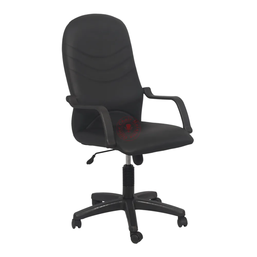 Budget Office Chair / High Back Chair / Kerusi Pejabat / Kerusi Ofis (PP Base)