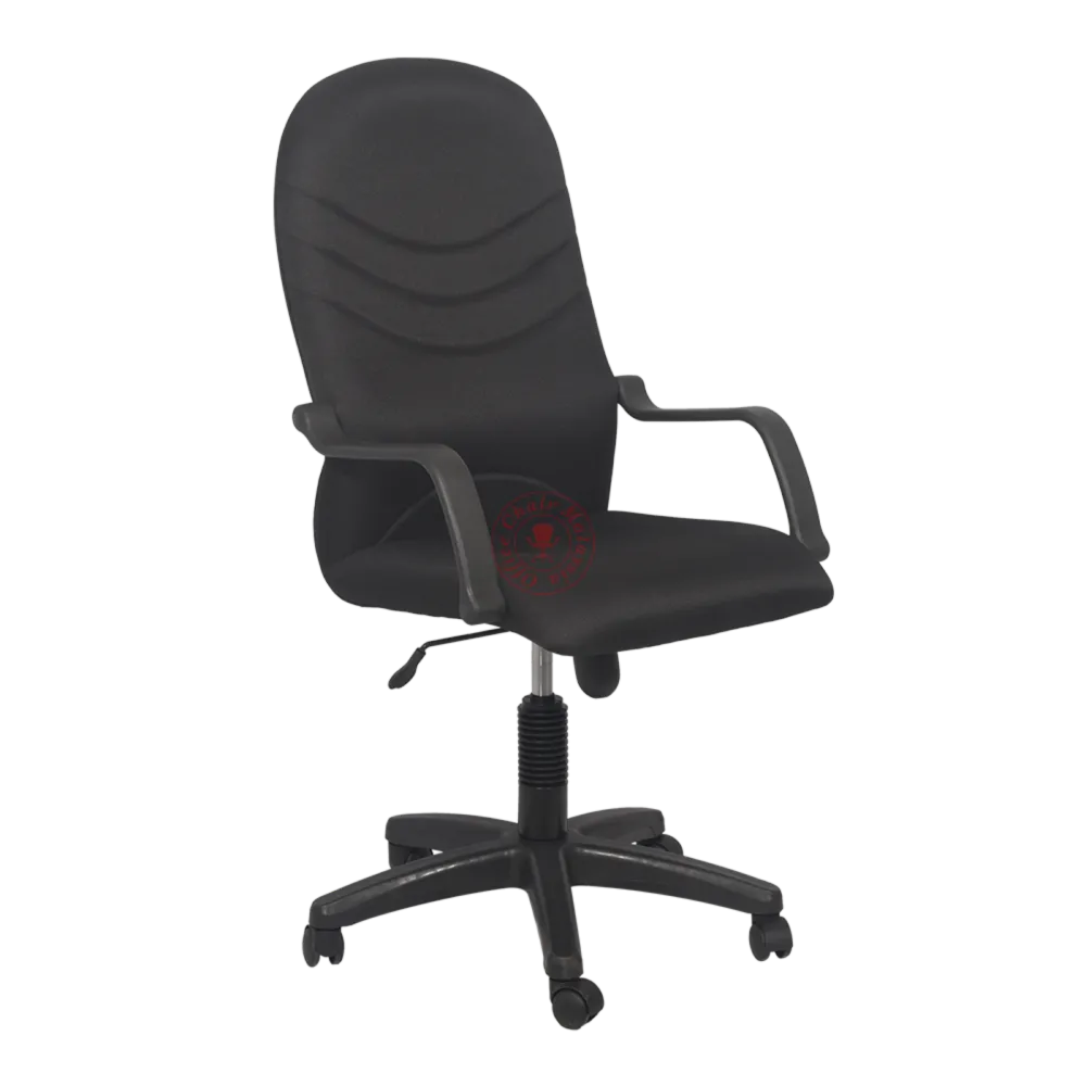 Budget Office Chair / High Back Chair / Kerusi Pejabat / Kerusi Ofis (PP Base)