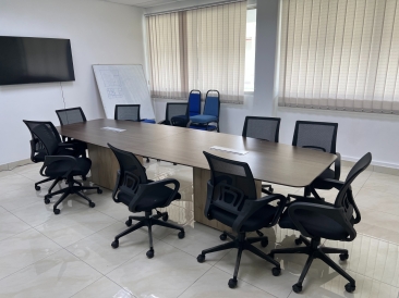 Boat Shape Conference Meeting Table and Office Chair Delivery to Oriental Fastech Manufacturing SDN BHD Bukit Minyak BM Penang