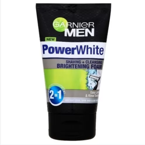 Garnier Men Power White Clean Shaving Foam 100ml