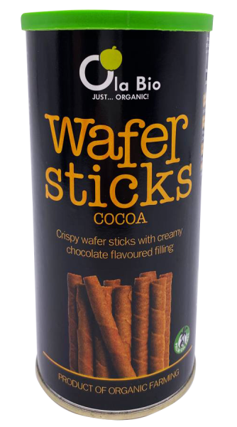 Wafer Sticks Filled With Coco Bio - Ola Bio SNACKS & COOKIES Malaysia, Selangor, Kuala Lumpur (KL), Klang, Petaling Jaya (PJ) Manufacturer, Wholesaler, Supplier, Importer | Matahari Sdn Bhd