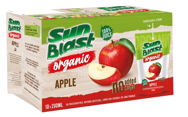 Sunblast Organic 100% Apple Juice JUICE Malaysia, Selangor, Kuala Lumpur (KL), Klang, Petaling Jaya (PJ) Manufacturer, Wholesaler, Supplier, Importer | Matahari Sdn Bhd