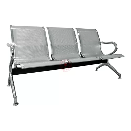 3 Seater Airport Link Chair / Metal Seating Link Chair / Visitor Link Chair / Clinic Waiting Area Chair / Kerusi Pautan