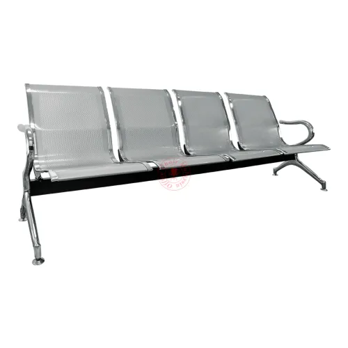 4 Seater Airport Link Chair / Metal Seating Link Chair / Visitor Link Chair / Clinic Waiting Area Chair / Kerusi Pautan