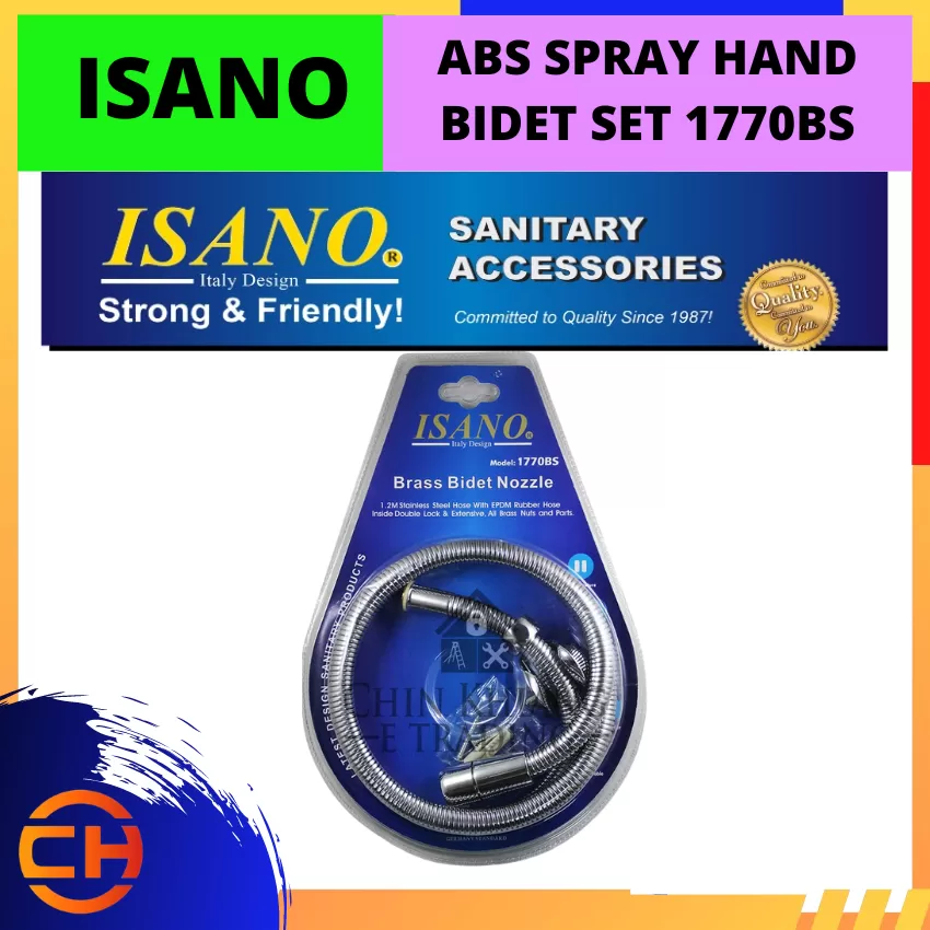 1770BS ISANO ABS SPRAY HAND BIDET SET ( CHROME )*