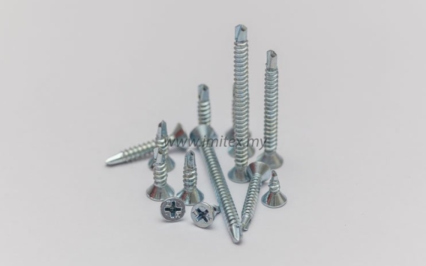 FLAT HEAD SELF DRILLING SCREW SELF DRILLING SCREW Kulim, Kedah, Selangor, Malaysia Durable Screw, Construction Screw, Building Material | IMITEX INDUSTRIES (M) SDN BHD