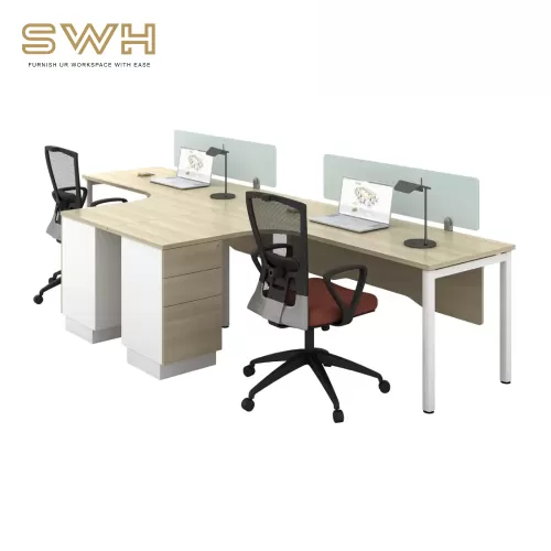 L-Shape Office Table Workstation | Office Table Penang 