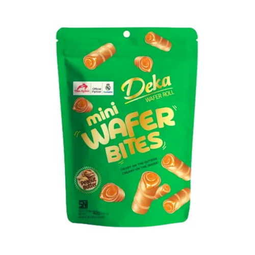 Deka Mini Wafer Bites Peanut Butter 80g