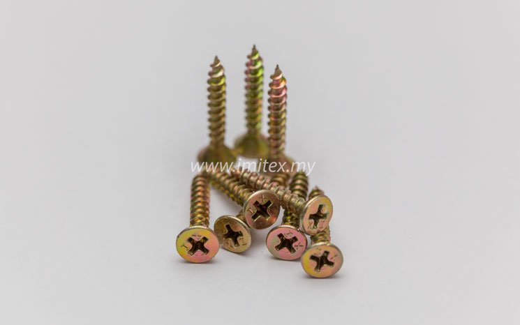 CHIPBOARD SCREW FLAT HEAD