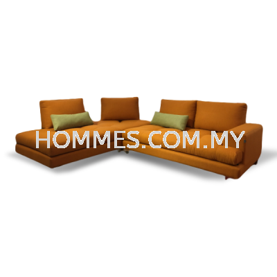 Adjustable Backrest Easy Clean Fabric Sofa