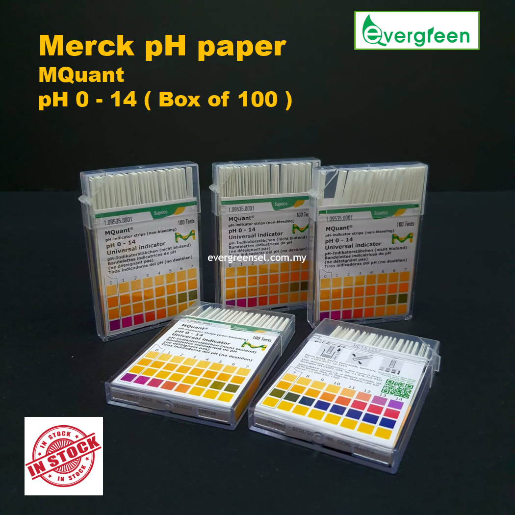 Merck pH Indicator Strips Laboratory Paper Semenyih, Selangor, Malaysia  Supply Supplier Suppliers | Evergreen Engineering &