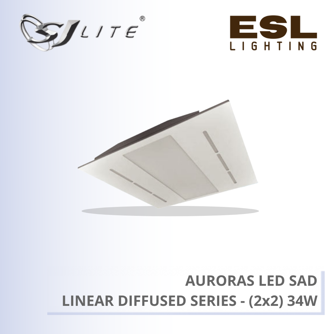 SJLITE AURORAS LED SAD LINEAR DIFFUSED SERIES 34W SAD B4 (2X2)