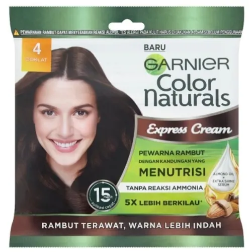 Garnier Color Naturals Express Cream 4 Coklat