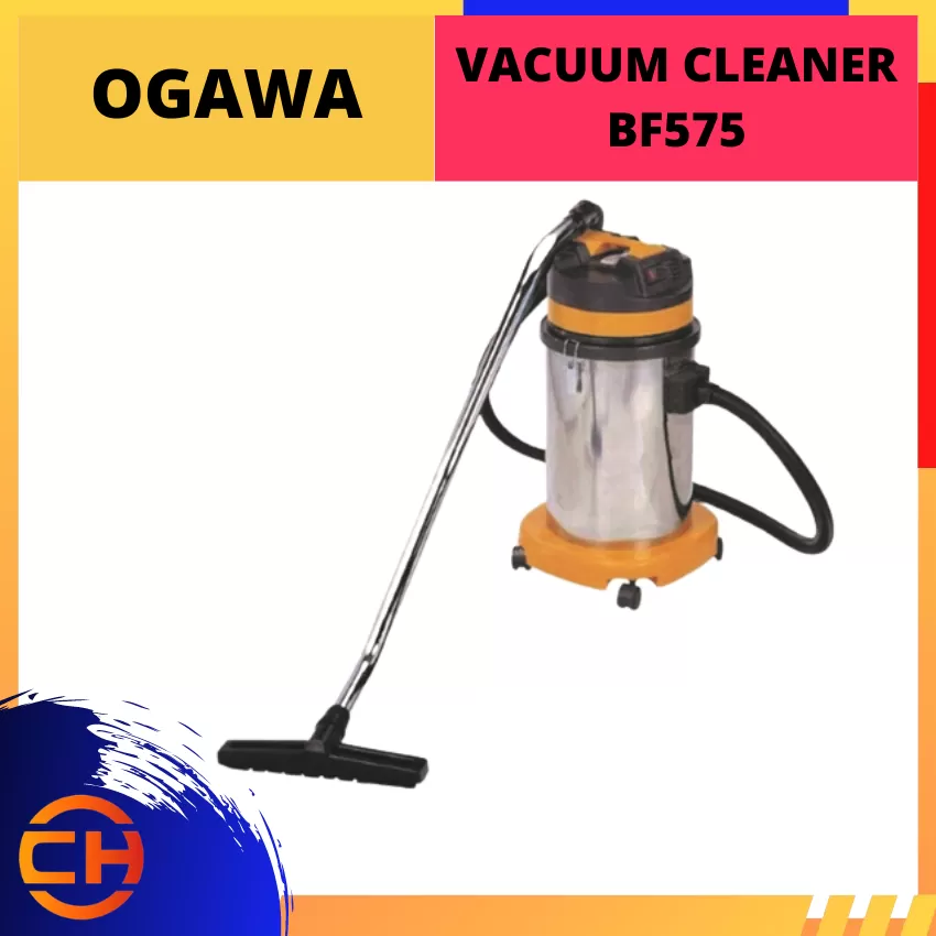 OGAWA INDUSTRIAL HEAVY DUTY STAINLESS STEEL WET & DRY VACUUM CLEANER 30L [BF575]