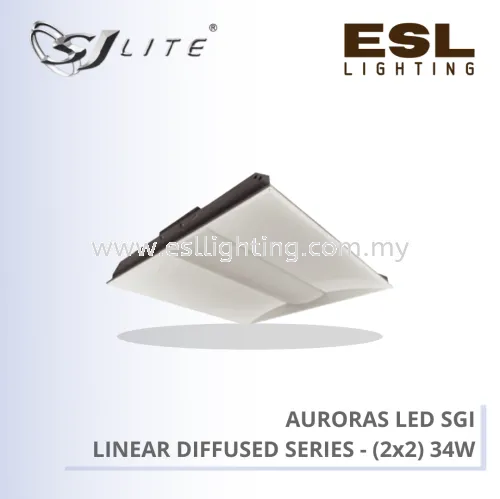 SJLITE AURORAS LED SGI LINEAR DIFFUSED SERIES 34W SGI B4 (2X2)