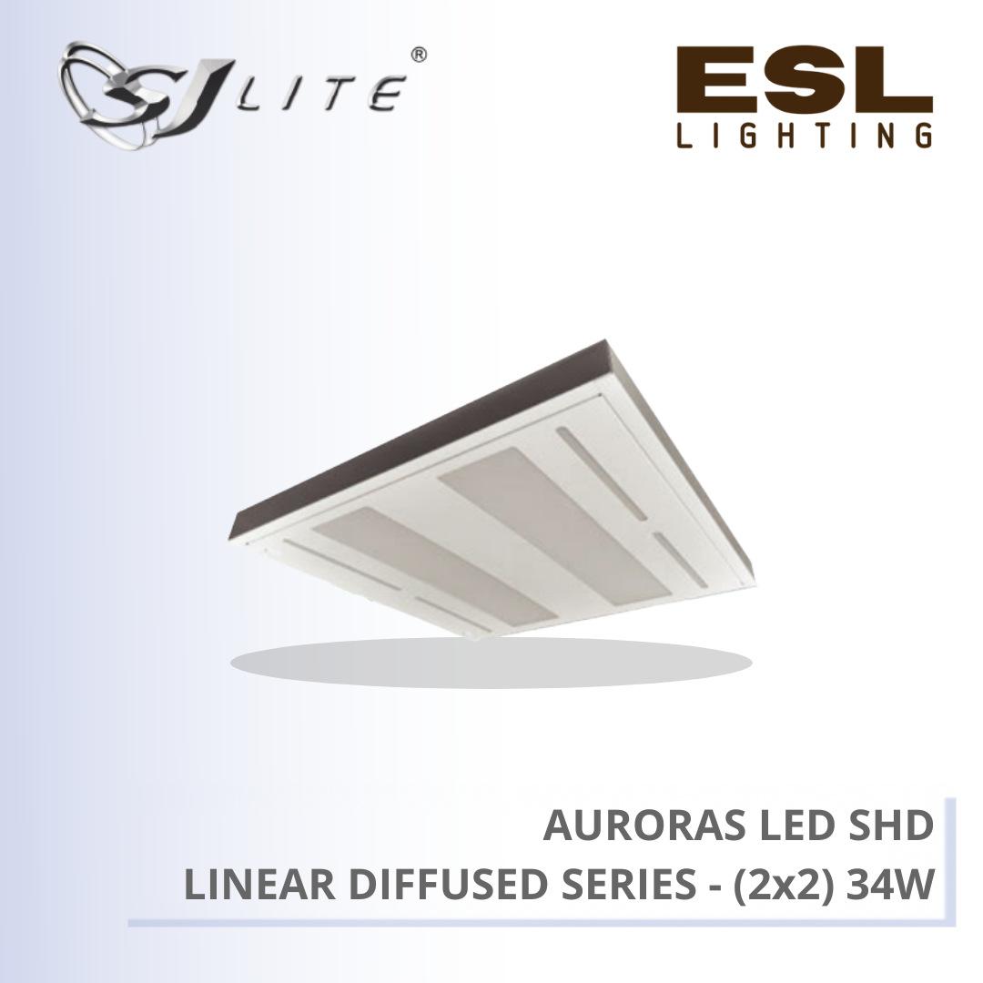 SJLITE AURORAS LED SHD LINEAR DIFFUSED SERIES 34W SHD B4 (2X2)