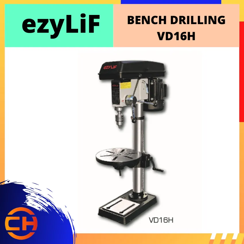 EZYLIF 8 SPEED HEAVY DUTY DRILL BENCH PRESS  750W 1HP [VD16H] 