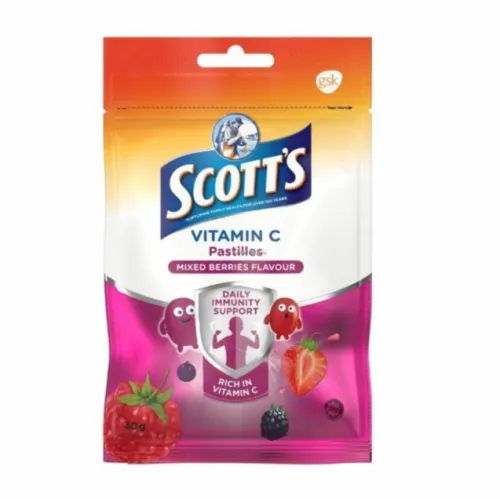 Scott Vit-C Mixberries 15 Pastil 30g