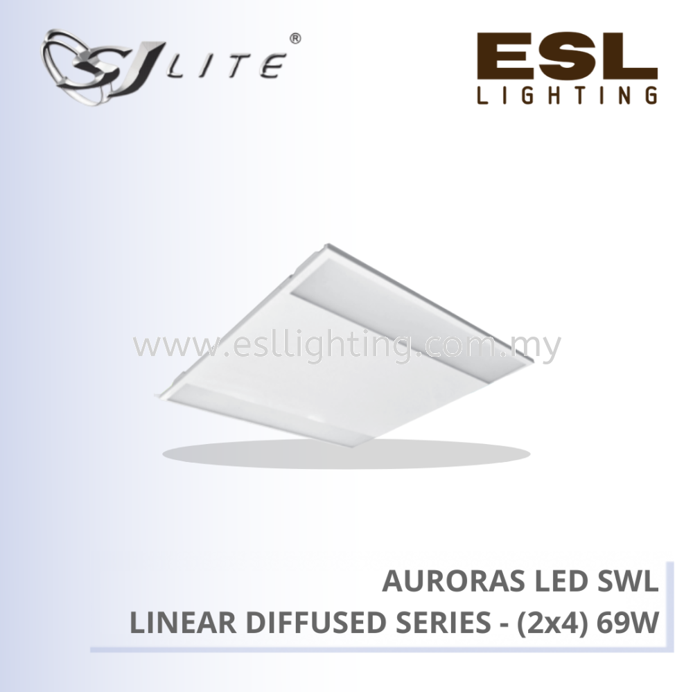 SJLITE AURORAS LED SWL LINEAR DIFFUSED SERIES 69W SWL D4 (2X4)