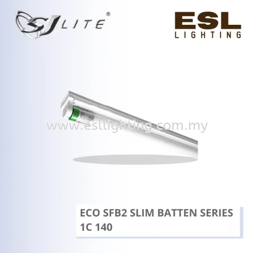 SJLITE ECO SFB2 SLIM BATTEN SERIES ECO SFB2 1C 140 4FT