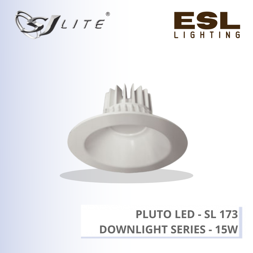 SJLITE PLUTO LED DOWNLIGHT SERIES 15W ROUND RECESSED SL 173