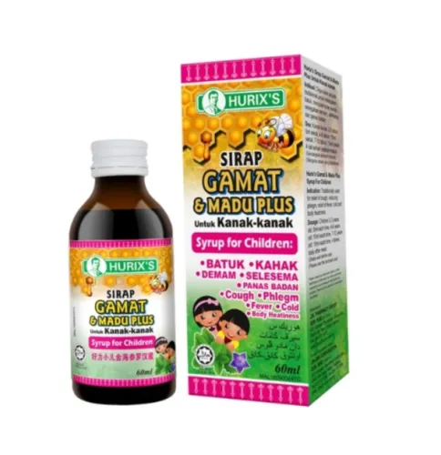 Hurix's Gamat & Madu Plus Syrup For Children 60ml