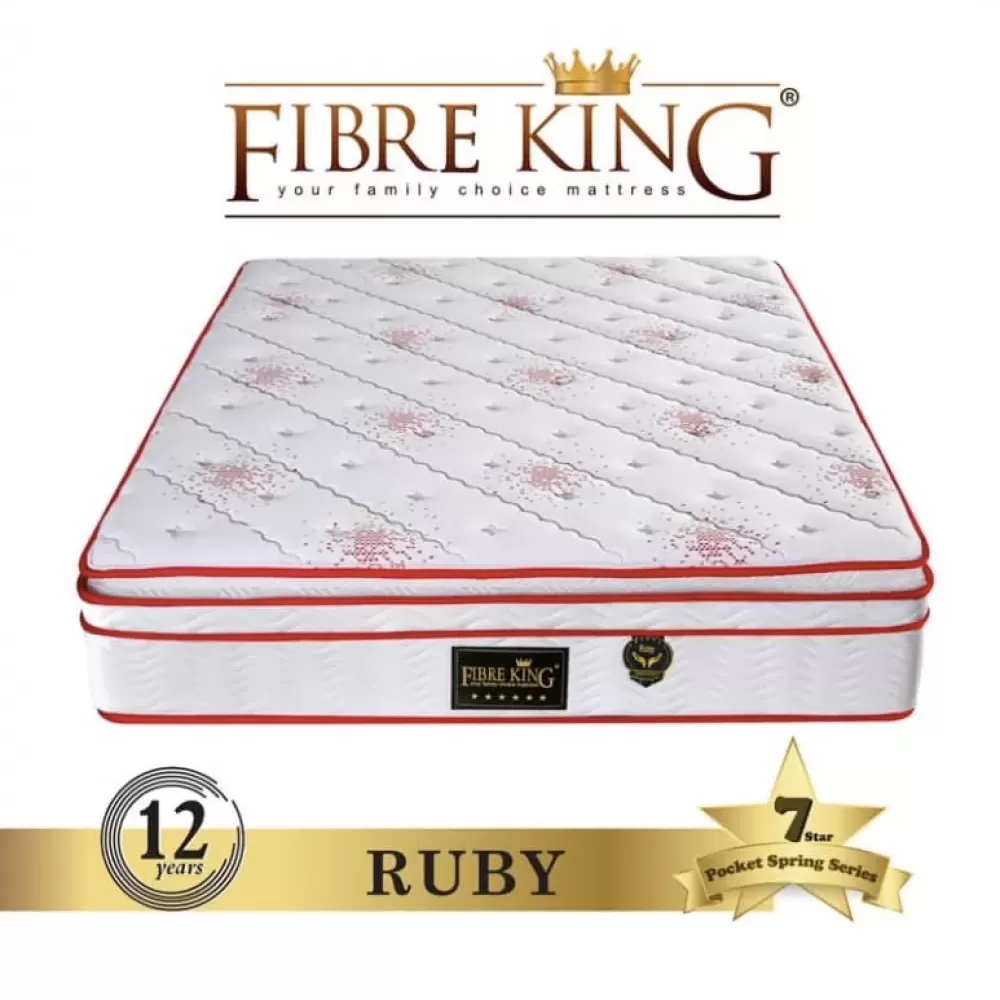 Ruby Fibre King Mattress Queen King Single Super Single