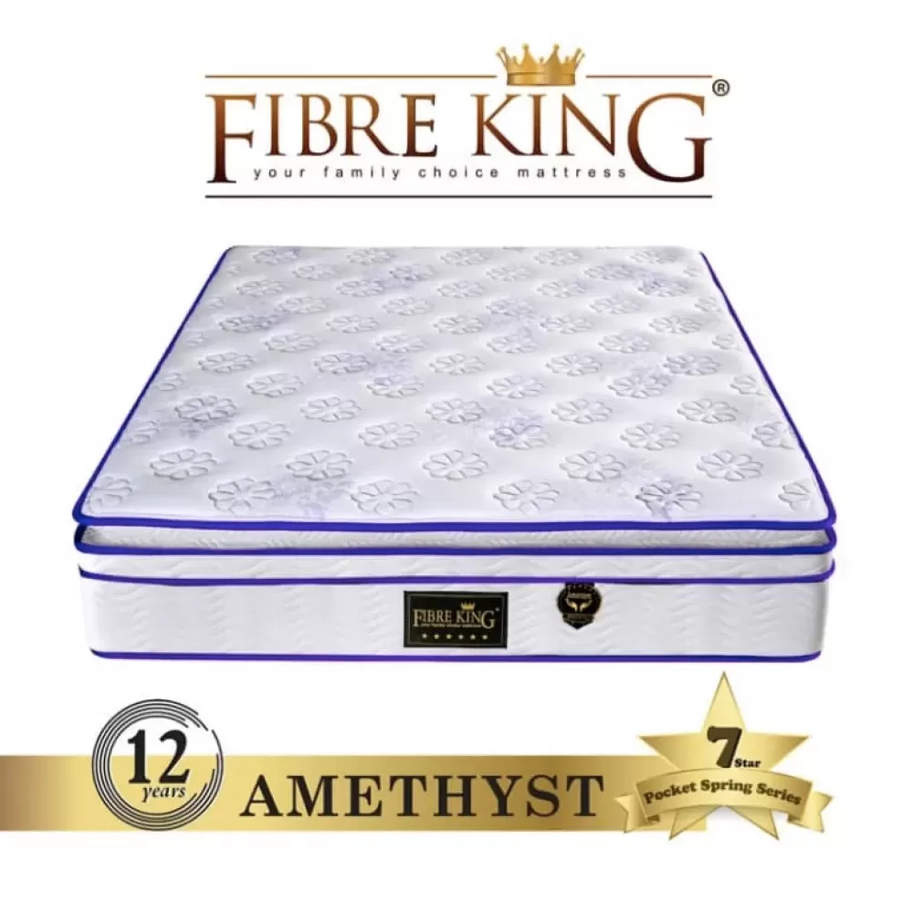 Amethyst Fibre King Mattress Queen King Single Super Single
