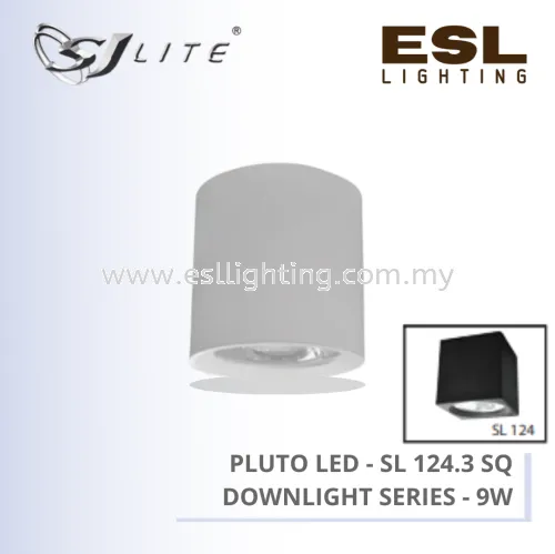 SJLITE PLUTO LED DOWNLIGHT SL124 SERIES 9W SQUARE SURFACE SL 124.3 SQ