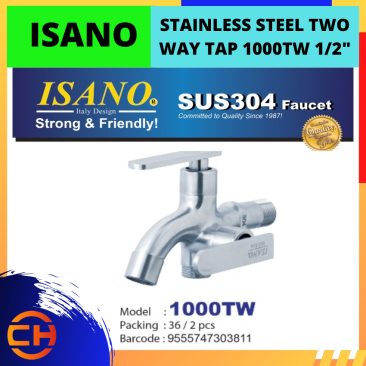 ISANO STAINLESS STEELTWO WAY TAP* 1/2'' [1000TW]