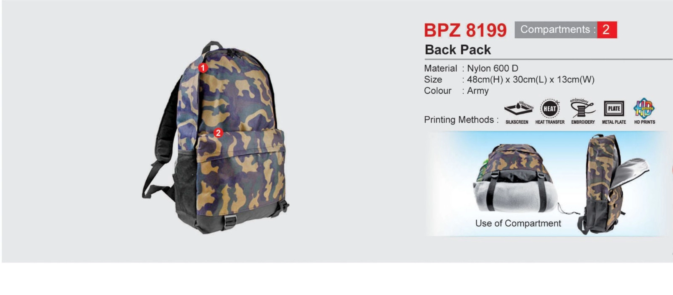 BPZ8199 Back Pack (I)